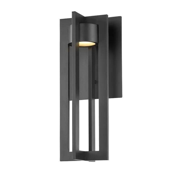 WAC Lighting Chamber Single Light 16″ Tall Integrated LED Outdoor Wall Sconce