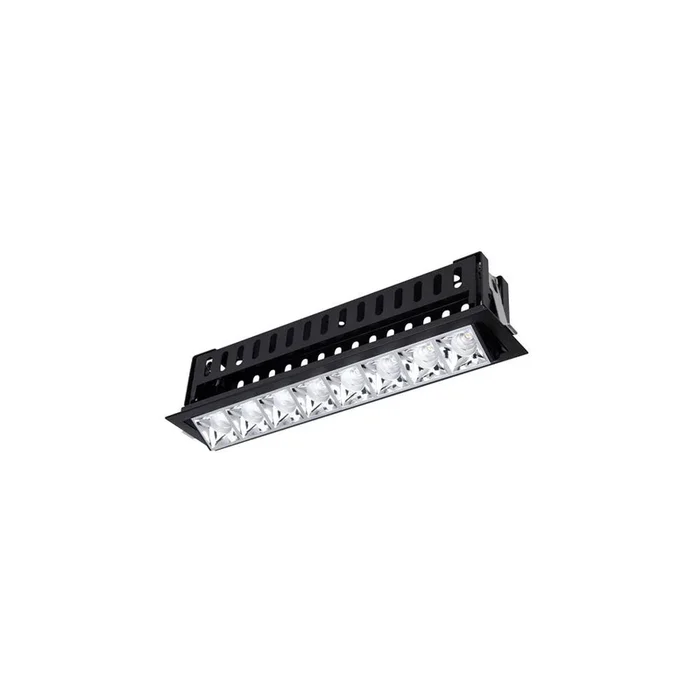 WAC Lighting Multi Stealth Adjustable Trim 8 Cell Flood Beam 2700K 90CRI in Chrome/Black