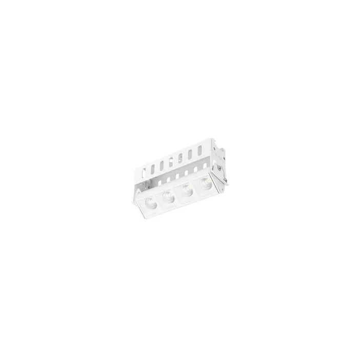 WAC Lighting Multi Stealth Adjustable Trimless 4 Cell Spot Beam 3000K 90CRI in White