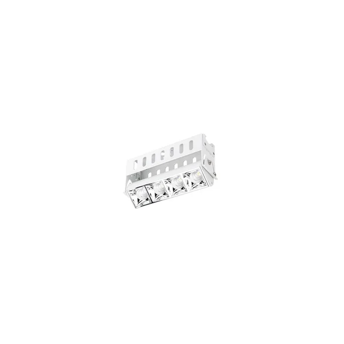 WAC Lighting Multi Stealth Adjustable Trimless 4 Cell Spot Beam 3500K 90CRI in Chrome