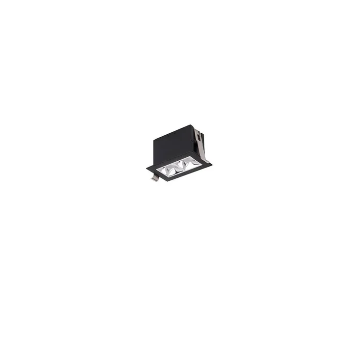 WAC Lighting Multi Stealth Downlight Trim 2 Cell Flood Beam 2700K 90CRI in Chrome/Black