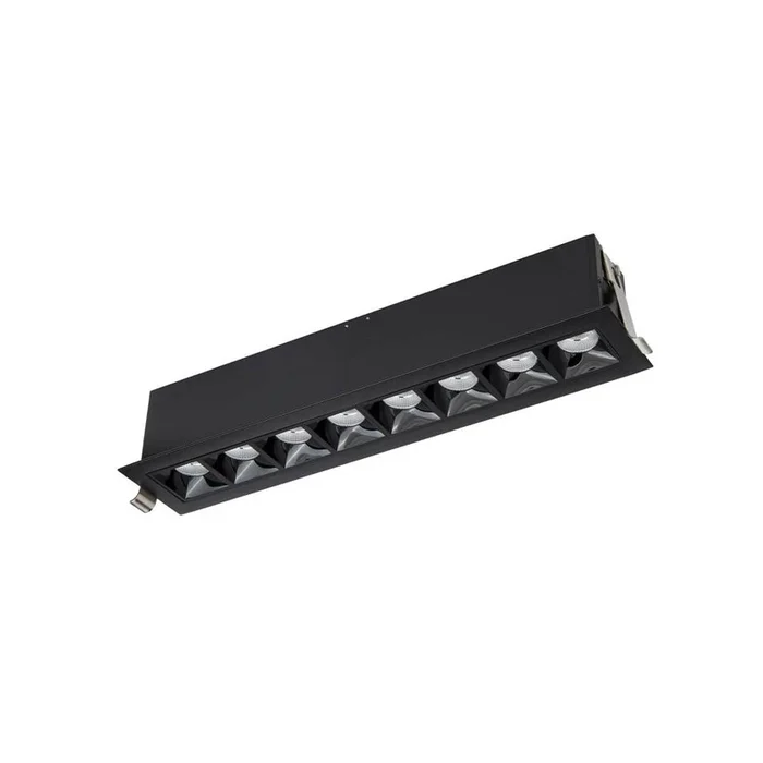 WAC Lighting Multi Stealth Downlight Trim 8 Cell Narrow Flood Beam 4000K 90CRI in Black/Black
