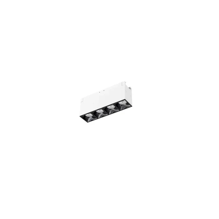 WAC Lighting Multi Stealth Downlight Trimless 4 Cell Narrow Flood Beam 3500K 90CRI in Black