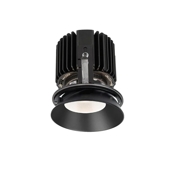WAC Lighting Volta 4.5″ Round Invisible Shallow Regressed Trim with LED Light Engine and 15 Degree Spot Beam Spread