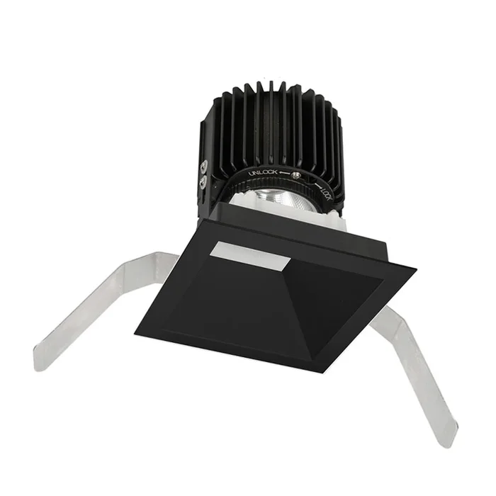 WAC Lighting Volta 4.5″ Square Downlight Trim with LED Light Engine and 45 Degree Flood Beam Spread
