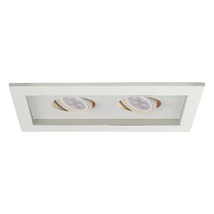 WAC Lighting WAC 10″ Adjustable Square Multi Light Recessed Trim