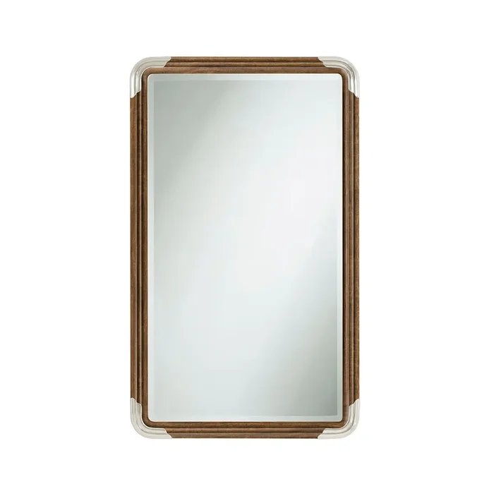 Walnut Art Deco Mirror