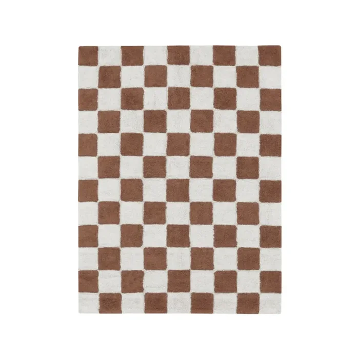 Washable Kitchen Tiles Rug – Toffee