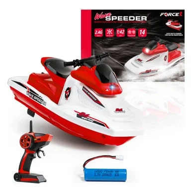 Wave Speeder RC Motor Boat – Red