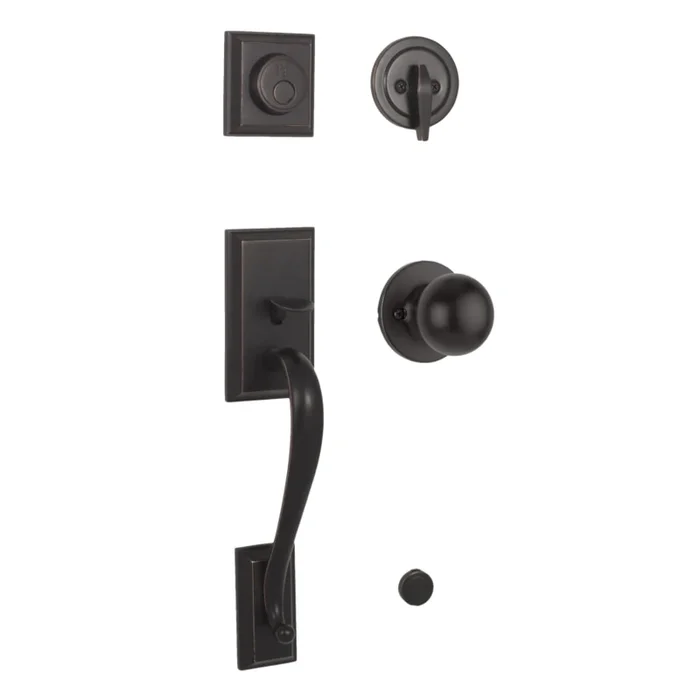 Weslock Mercy Sectional Dummy Handleset with Interior Hudson Knob