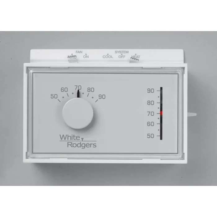 White-Rodgers Universal Horizontal Heat/Cool Mechanical Thermostat