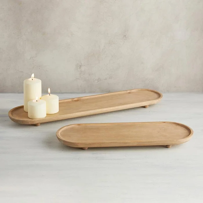 Wood Candle Holder