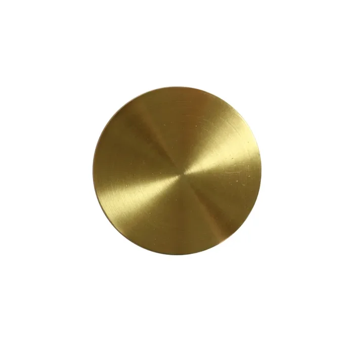 Worlds Away – Convex Modern Round Antique Brass Knob – LINDHURST HABR