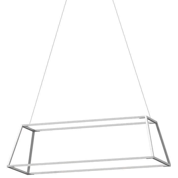 Z-Bar Rise Rectangle Pendant
