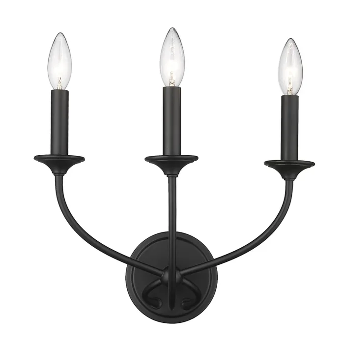 Z-Lite Arabella 3 Light 12″ Tall Wall Sconce