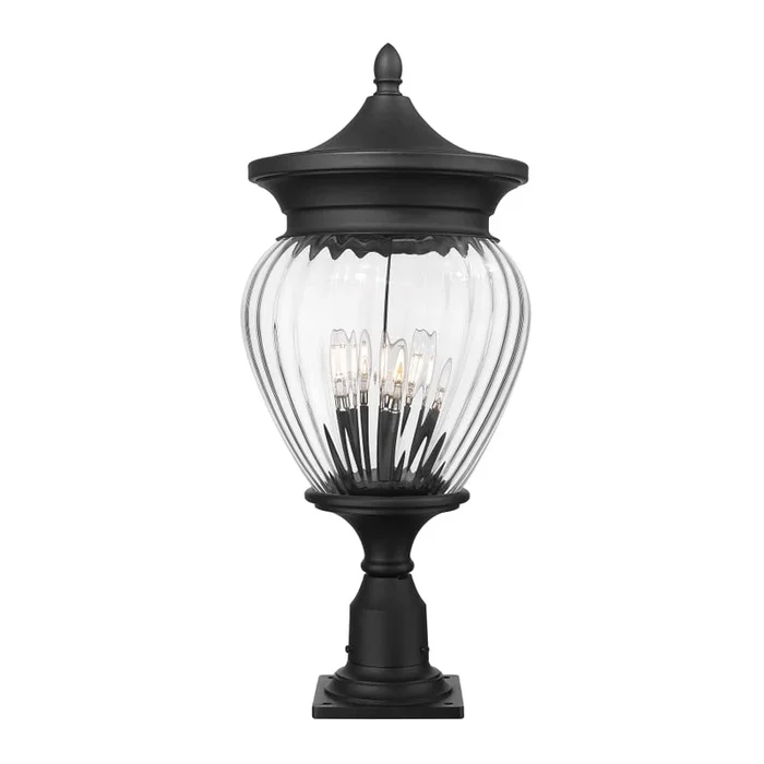 Z-Lite Davina 4 Light 28″ Tall Marine Grade Post Light