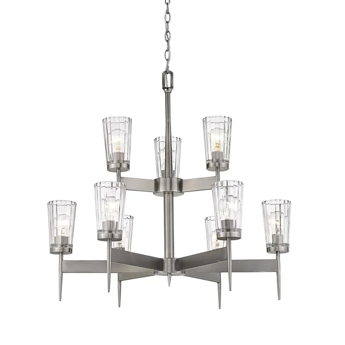 Z-Lite Flair 9 Light 31″ Wide Chandelier