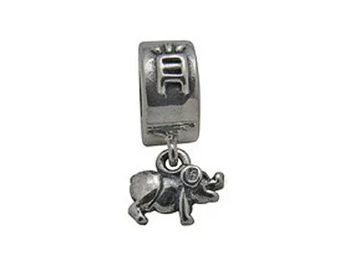 Zable Sterling Silver Chinese Zodiac-Pig Bead / Charm BZ0433T