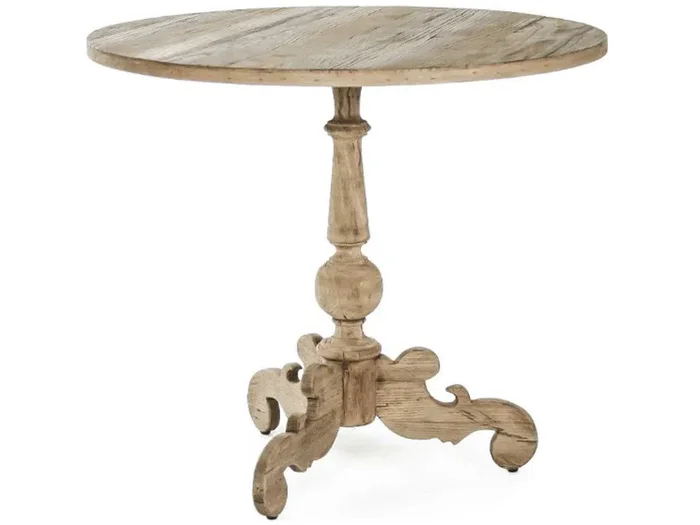 Zentique – Bourges Natural Dry 32” Wide Round Pedestal Table – LI-S10-13-39
