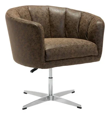 Zuo Modern Wilshire Occasional Chair With Vintage Coffee Finish 100767