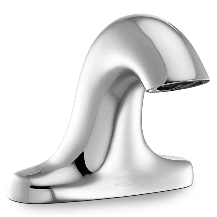 Zurn Aqua-FIT 0.5 GPM Single Hole Electronic Bathroom Faucet with Non-Aerated Flow and Thermostatic Valve for Single Faucets