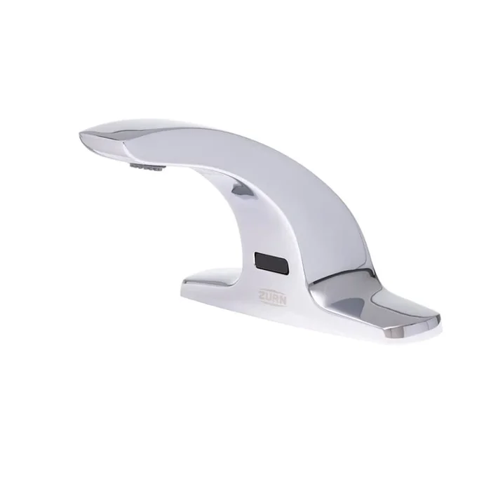 Zurn AquaSense 0.5 GPM Centerset Hardwire Bathroom Faucet with Temperature Mixing Valve